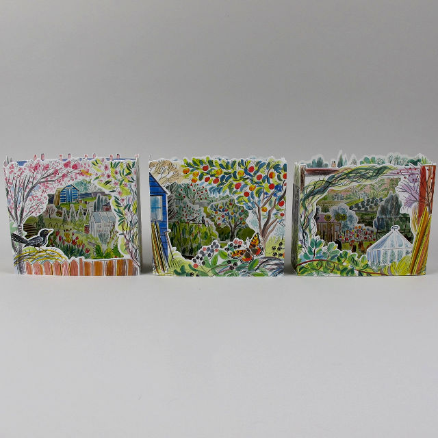 3D Allotment Cards by Emily Sutton