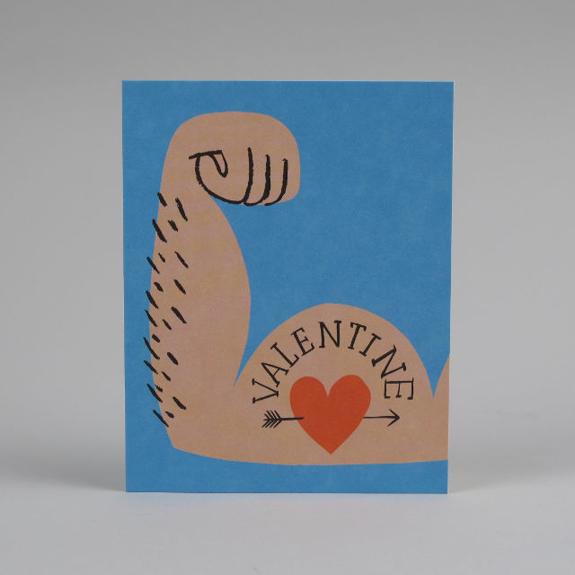 Love Muscle Card by Lisa Jones Studio
