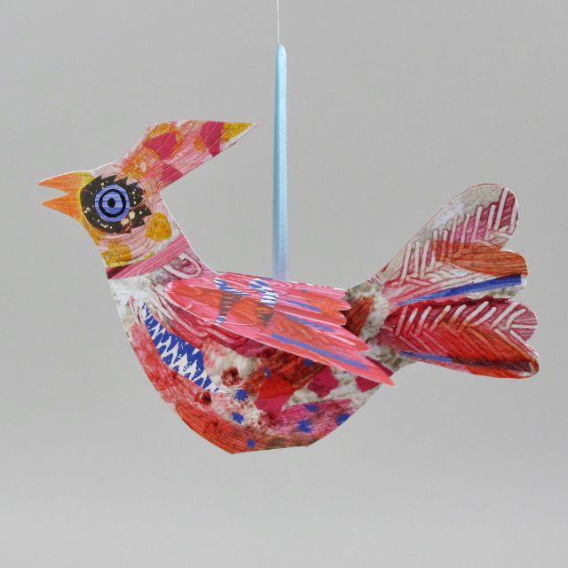 mark hearld flying bird card