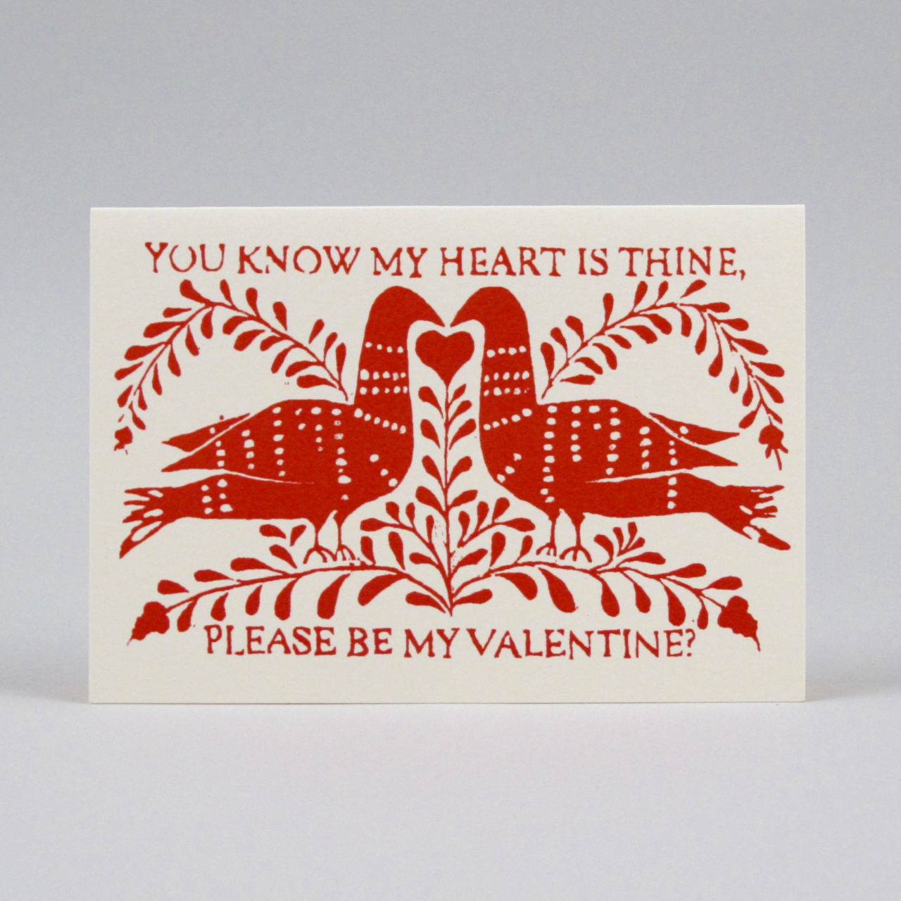 Be My Valentine Card