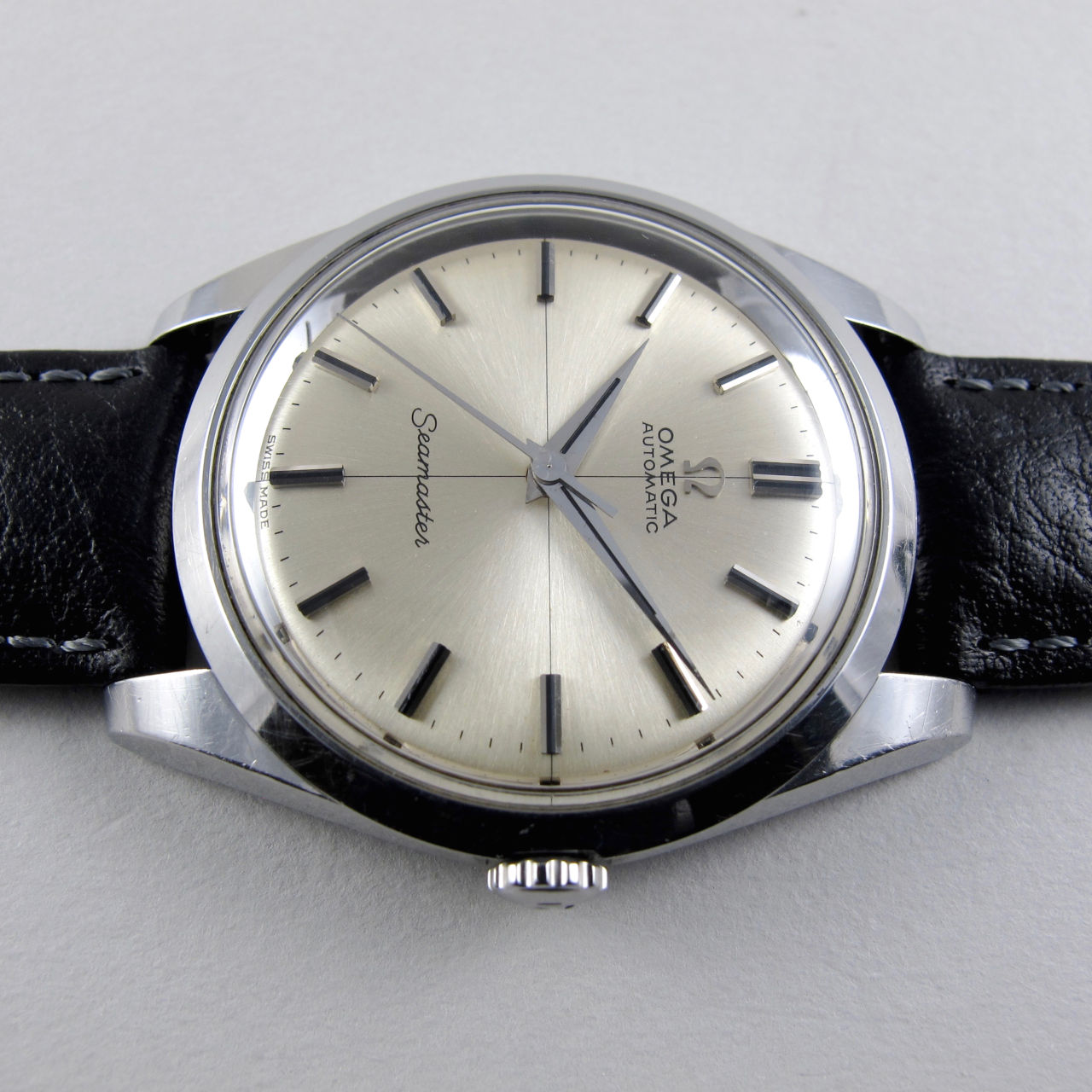 Omega Seamaster Ref. 165.010 steel vintage wristwatch, circa