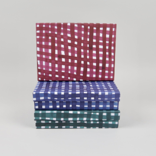 A5 Storage Boxes covered in Gabriela Trzebinski for Black Bough Paper