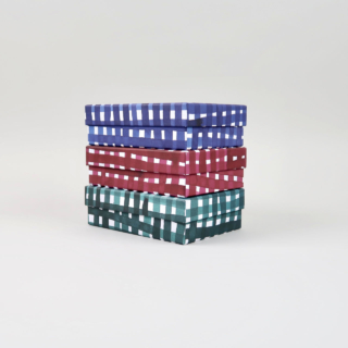 A6 Storage Boxes covered in Gabriela Trzebinski for Black Bough Paper