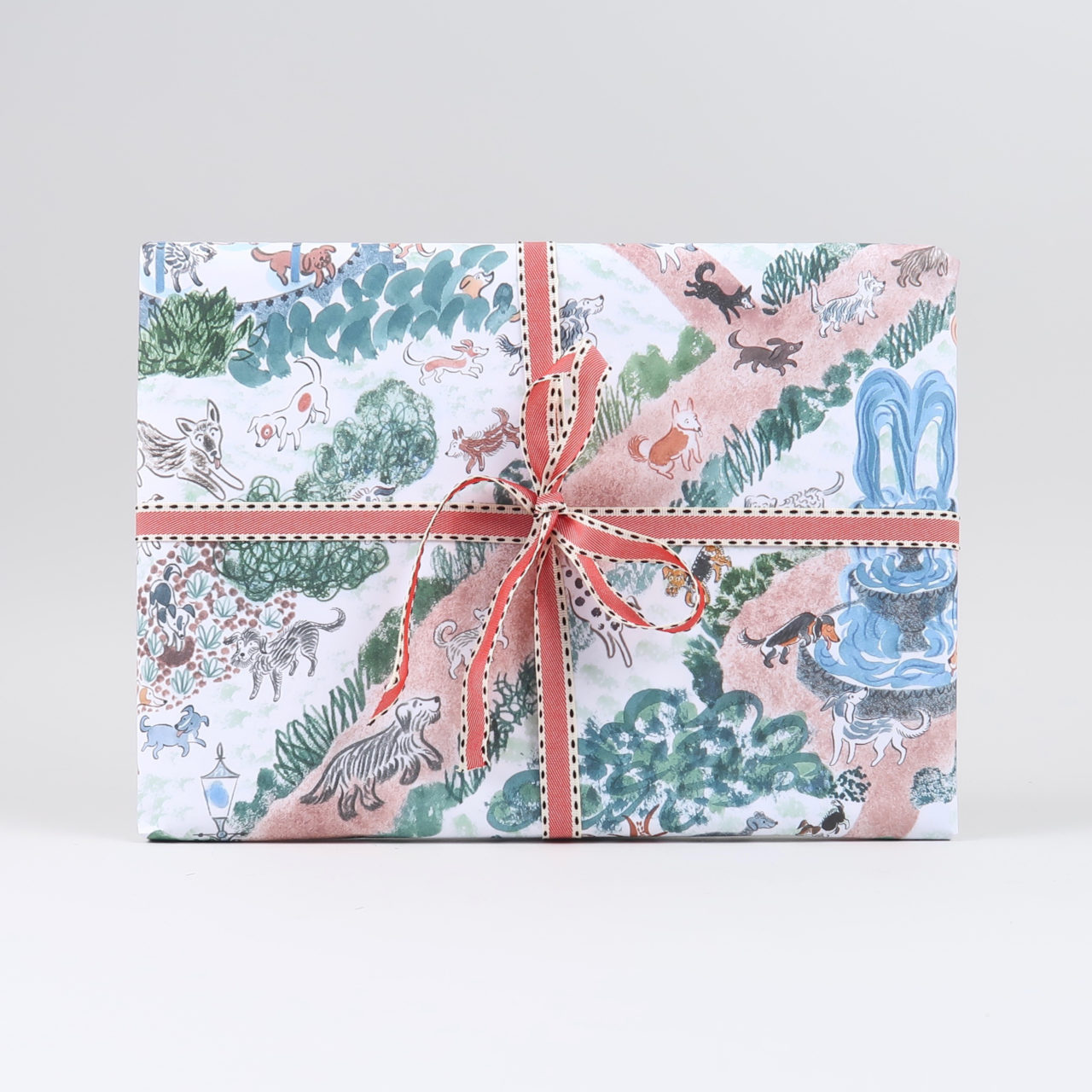 Dogs in the Park Gift Wrap by Emily Sutton
