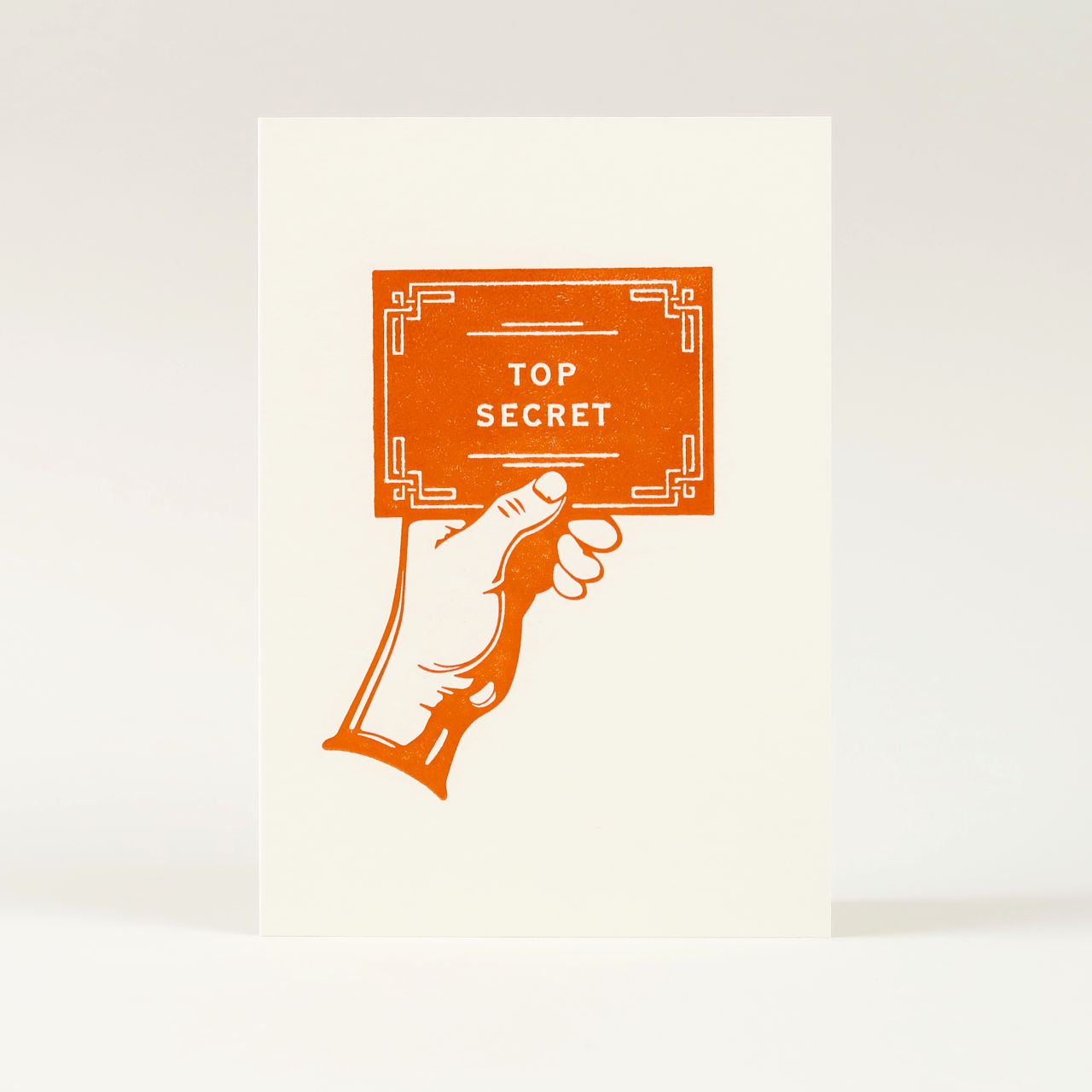 Top Secret Greetings Card