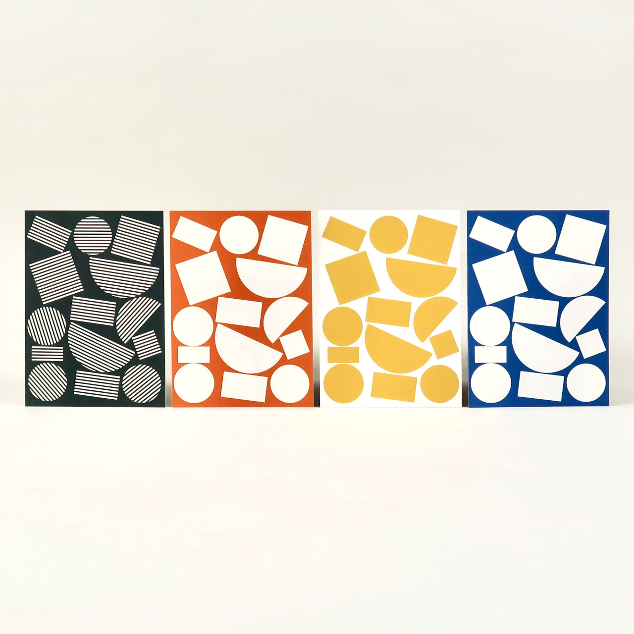 Pack of 8 Postcards - Blocks