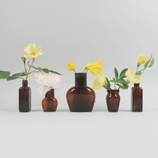 Brown Glass Bottles - Oxo & Virol
