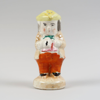 Staffordshire Figural Shaker