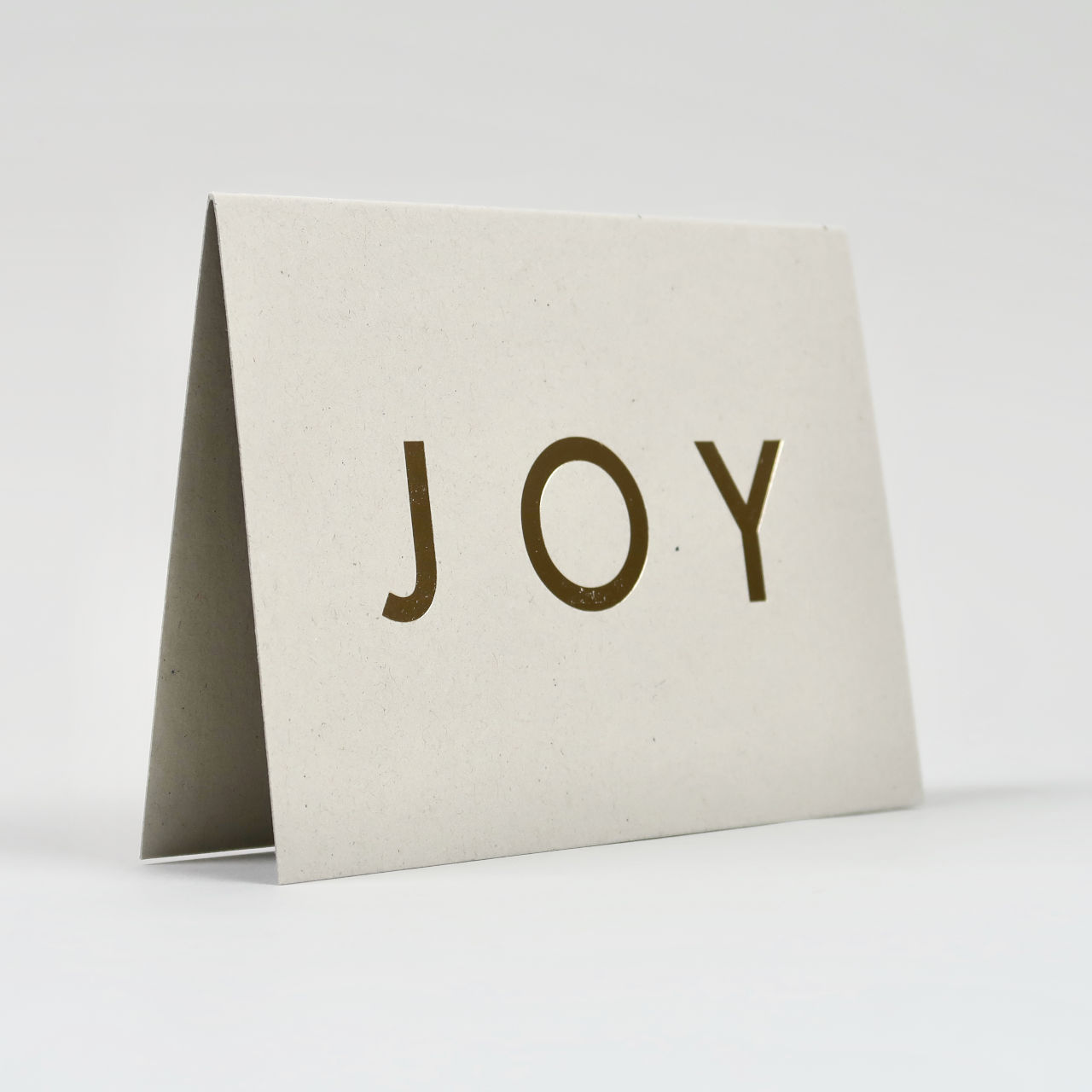 Foil Blocked JOY Card