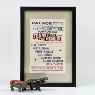 Leicester Palace Poster 1954