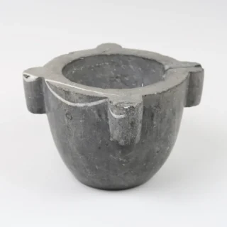 Marble Lobed Form Mortar