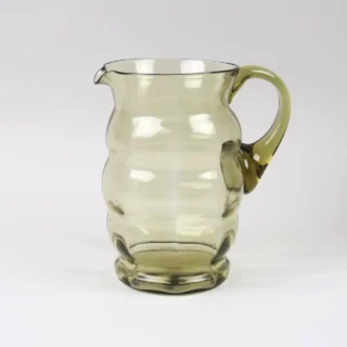 Olive Green Glass Jug