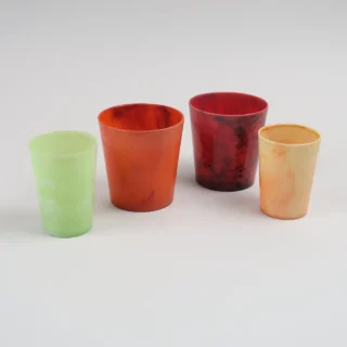 Early Plastic Beakers