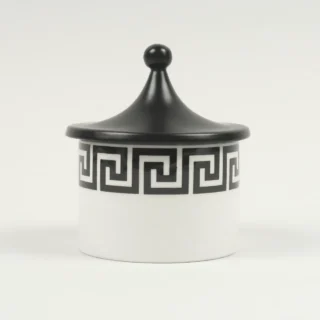 Portmeirion Pottery Greek Key Sugar Bowl