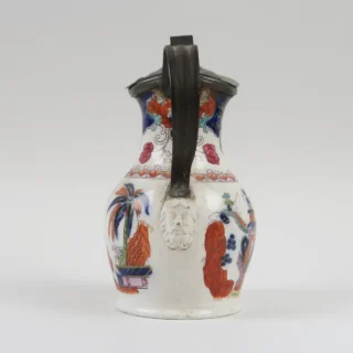 Imari Pattern Jug with Metal Handle - Damaged