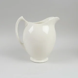 Large Creamware Ewer Form Jug