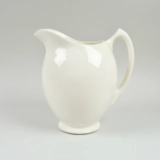 Large Creamware Ewer Form Jug