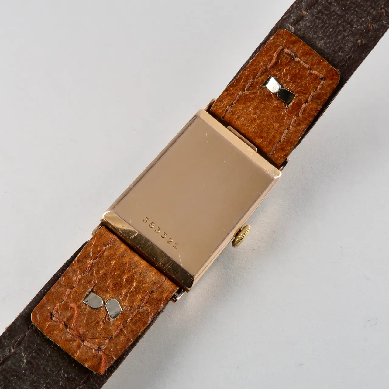 Zenith 18ct Pink Gold Cal. 8 3/4 F circa 1939 - Black Bough