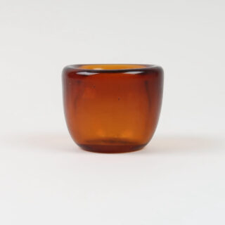 Handmade Glass Tealight Holder - Almond Shell