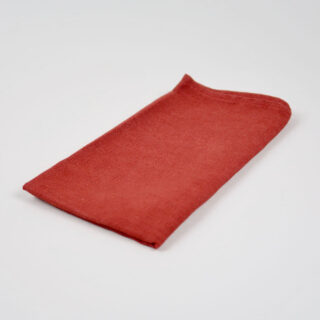 Dull Red 100% Linen Napkins - handmade in Ludlow