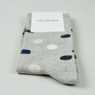 Men's Socks - Original Dots - Light Grey Melange/Navy Melange/Charcoal Melange